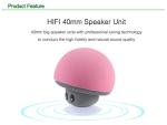 Wireless bluetooth Speaker Portable Mini Speakers Mushroom Waterproof Bass