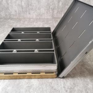 China Non Stick 590*393*83mm 4 Strapped Aluminum Case Loaf Baking Tray factory