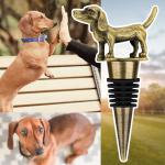 Custom Wine Stopper Animal Dog Cat Metal Bottle Stoppers For Wine Champagne