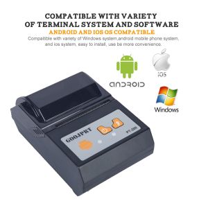 China Ticket Printing Mini Bluetooth Printer 8dot/mm Resolution Rechargeable Device factory