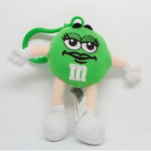 M&M’ Character Green Keychain Plush Toys
