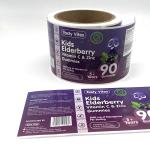 Waterproof Custom Food Label Stickers Die Cut Shape CMYK / Pantone Color