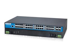 China 28-port Full Gigabit Layer 2 Managed Industrial Ethernet Switch factory