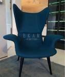 Modern Metal Legs Leisure Fabric Relax Chair ZZ-ZKB010