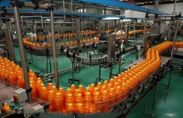 Automatic Mango Juice Production Line , Silver Color Mango Juice Processing