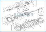 175-15-12750 1751512750 Gearbox Seal Transmission Ring For KOMATSU D135A-1