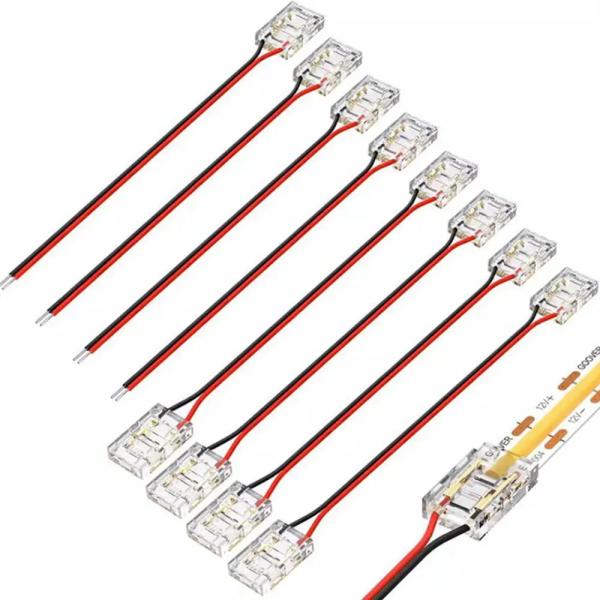 Hotel COB Mini Led Light Strip Wire Connectors 2 3 Pin Connection Solderless CCT