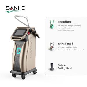 China 1064 Q Switched Nd Yag Laser Picosecond OEM/ODM 2 Wavelengths Laser Machine Remove Tattoo nanosecond laser machine factory