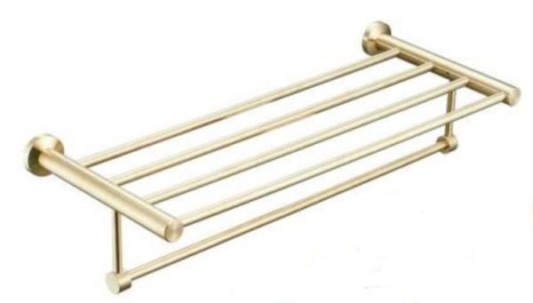 Double towel rack83011B -Brushed Golden color &Brushed color&Polished color&
