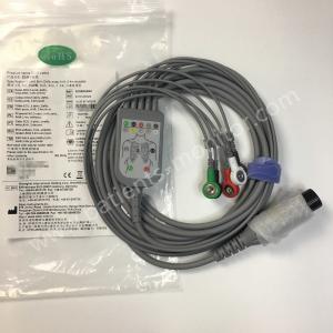 China EDAN ECG Cable 5 Lead 6 Pin Defib Snap AHA Reusable 3.4M REF EC05DAS061 IPN 01.57.471472 MPN 01.57.471472016 factory