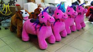 China Hansel Amusement center high quality kids animal motorized ride on toy factory