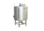 2000L Stainless Steel 304 Cold Liquor Tank Dimple Plate Jacket For Brewing