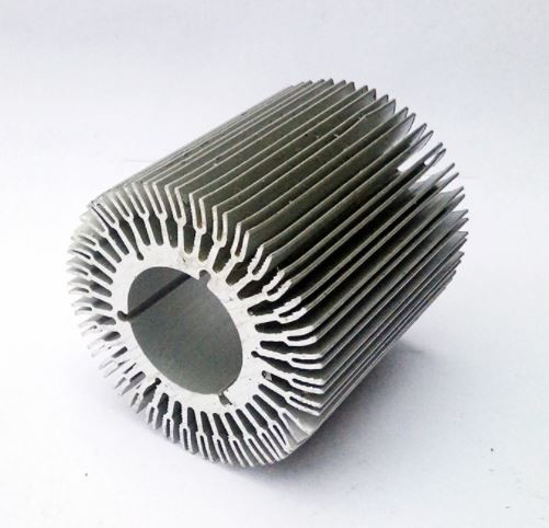China Custom Extruded Aluminum Profile Aluminum Heat Sinks 6061, 6063 Material factory