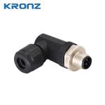 M12 Female Connector Brass Contact Nut Material Aviation Plug 5 Pin Circular