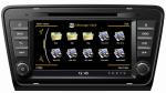 Ouchuangbo stereo satnavi car kit S100 Skoda Octavia 2013-2015 with USB 1080P