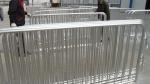 Galvanized Crowd Control Barrier