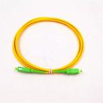 White Fiber Optic Patch Cord , 2 Meters SC APC Fiber Patch Cord Single Mode 3