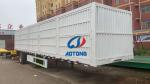 3 Axles Heavy Duty Sidewall Semi Truck Trailers For Cargo Transport