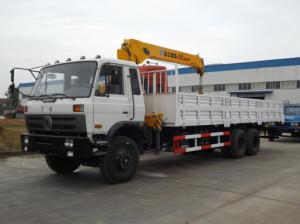 China Used Truck Crane Dongfeng 6*4 Drive Mode Maximum Loading Of Crane 10 Tons Euro 3 factory