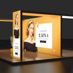 Durable Outdoor Advertising Light Box For Retail Stores / Showrooms