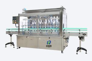 China Lube Oil Automatic 100ml Piston Filling Machine 12 Heads For Shampoo on sale