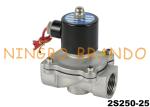2S250-25 1" Stainless Steel Diaphragm Solenoid Valve AC220V DC24V
