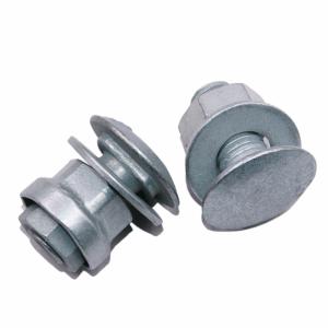 China Galvanized and Powder Coated W Beam Highway Guardrail Steel Guardrail Accessories Bolt And Nut factory