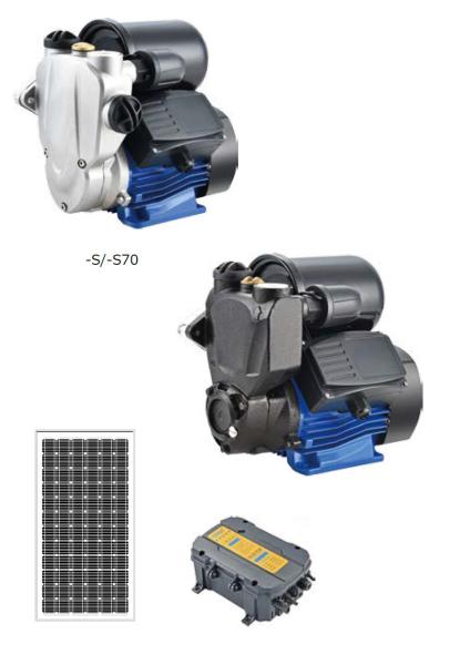 Traditional DC Brushless Surface Solar Water Pumping System , Solar Powered