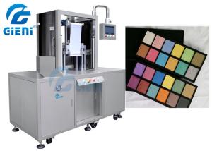 China 3rd Generation Compact Powder Press Machine for Blusher, embossed design factory