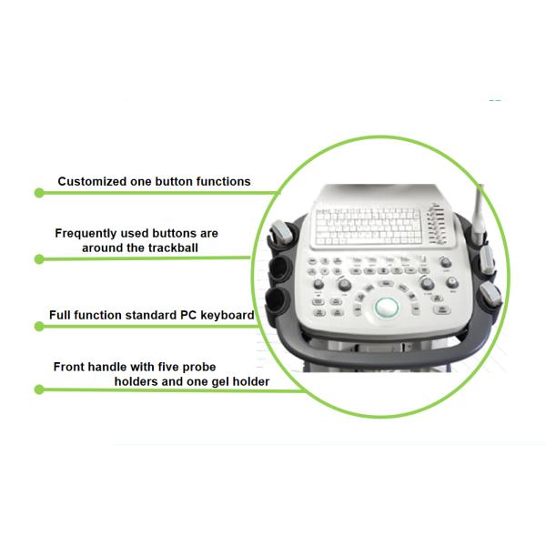 Sonoscape S12 Trolley Color Doppler System Digital Color Doppler Ultrasound System Pregnancy Scanner