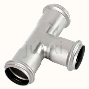China High quality Compression fitting Stainless steel TEE pipe fittings ss316 factory