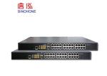 24 Port Fiber Optic Network Switch SFP 1000M Gigabit 38.6Mpps