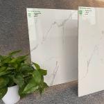 White Marble Glazed Tiles Ceramic Flooring Porcelain Tiles 600X600 For Floor And