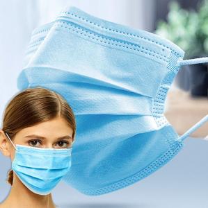 China OEM / ODM Non Woven Disposable Mask 17.5*9.5cm Size With Ear Elastic Loop factory