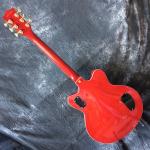 Grand Transparent red, gold tremolo. Free delivery, picture real shooting 333