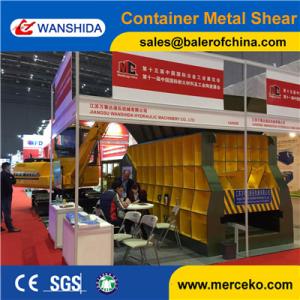China Automatic remote control Metal Scrap Container Shears Q43W-4000B with 74Kw motor power factory