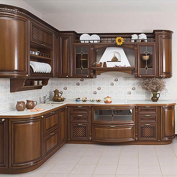 CE American Style Home Office Cabinets Formaldehyde Free Solid Wood Kitchen