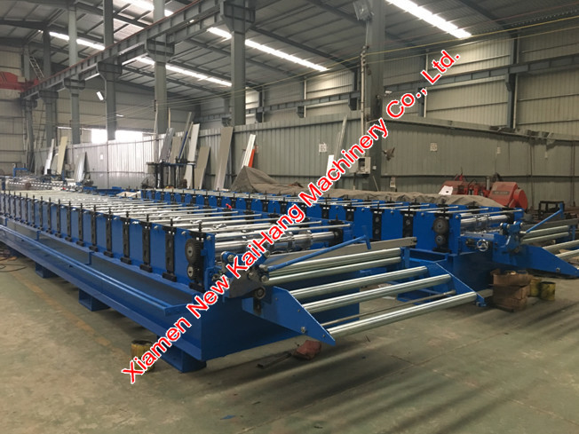 Easy Operate Trapezoidal Sheet Roll Forming Machine 820 Type For PPGL Color Steel Steel
