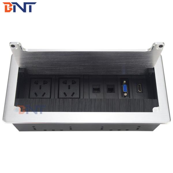 Cable Access Management Brush Clamshell Multifunction Universal Power Tabletop