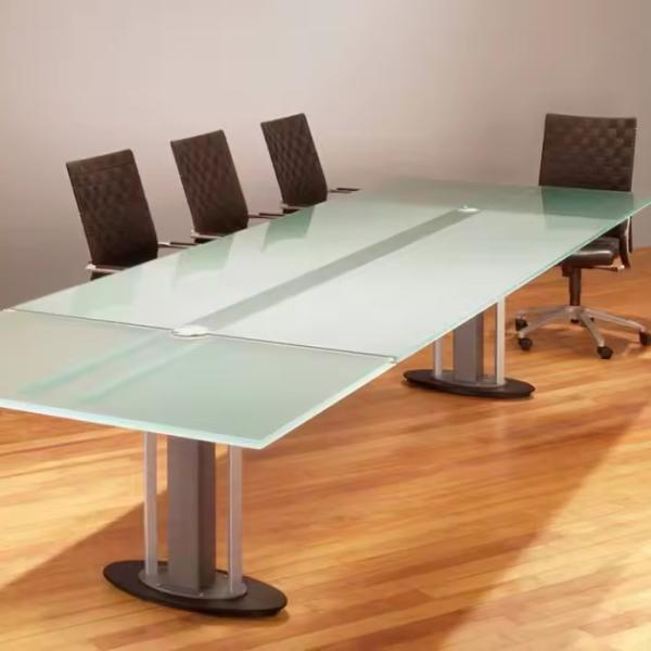 8mm Silk Screen Colored Tempered Ultra Clear Glass for Tabletop Furniture