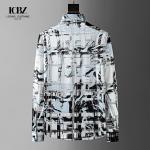 Customized Logo Mens Luxury Printed Cotton Plus Size Printed Long Sleeve Crop