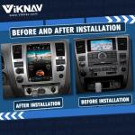Viknav Android Auto Touch Screen Car Radio 12.1 inch For Nissan Armada 2009-2010