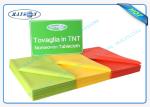 Full Color Range Disposable Non Woven Tablecloth in Green Yellow Orange