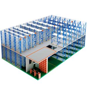 China Two Level Storage Shelving Warehouse Mezzanine Systems Customized Height factory