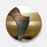 Brushed Antique Copper Wall Decor Art Piece For Hotel Lobby Entryway View