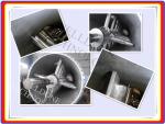 50 / 60Hz Rotary Drum Dryer , Continuous Vacuum Dryer For Okara / Bean Dregs