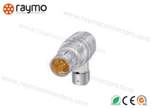 China IP68 Waterproof Metal Connector, 90° angle elbow plug black-chrome plated Fischers WSO 102 103 1031 104 shell factory