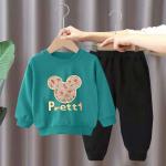 Boys And Girls Children'S Long Sleeve Set Cartoon Pattern