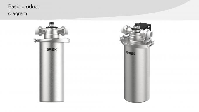 Stainless Steel 5-Micron Filtration Pre-Filter with Manual Pressure Relief Valve 0