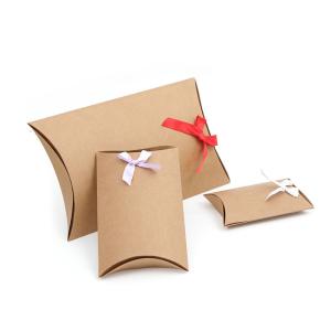 China Creative underwear packaging paper pillow gift box with bow tie factory